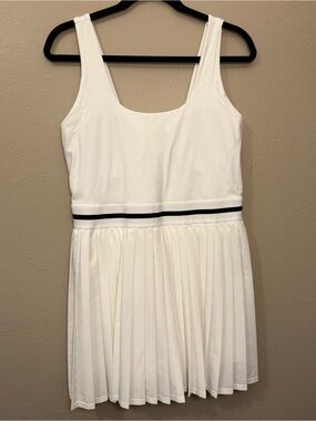 All In Motion Woven Pleated Activewear Dress Tennis Pickleball Womens Size Large